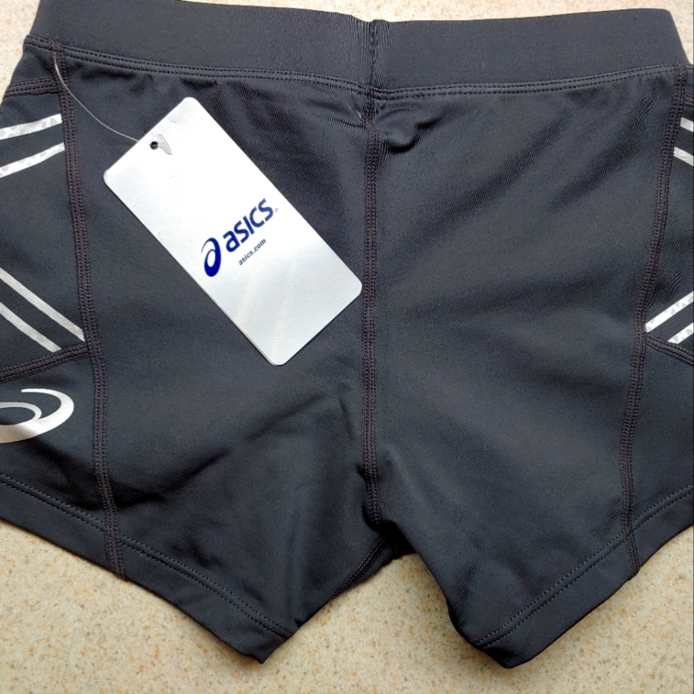 ASICS Women's Team Performance Shorts size XXS Steel Grey